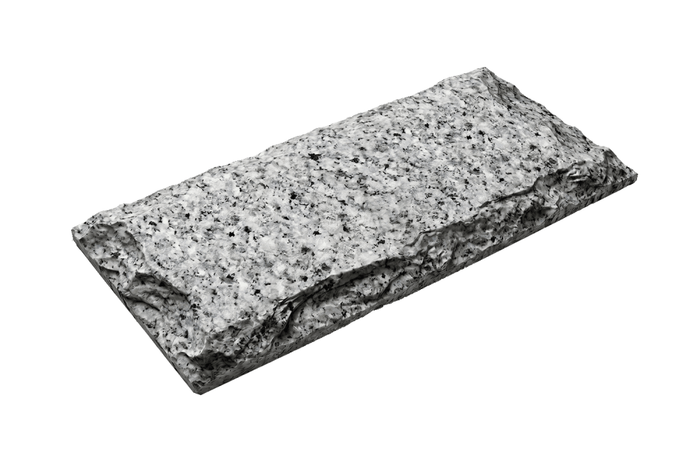 Серая Гранитная плитка Grey, Mushroom под скалу колотая купить в  Тольятти